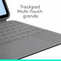 Custodia per Tablet Logitech iPad Air 2024 iPad Air 2022 Grigio Qwerty in Spagnolo QWERTY