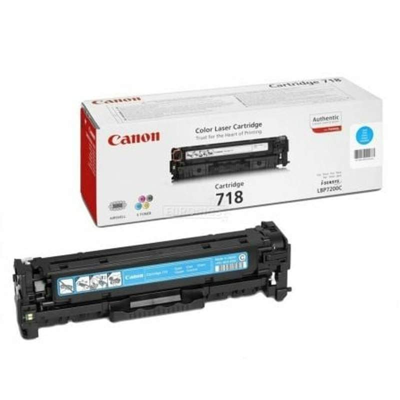 Toner Originale Canon CRG-718 C Ciano