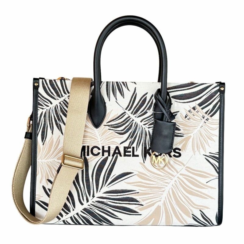 Women's Handbag Michael Kors MIRELLA-BLACK-MULTI Multicolour 36 x 27 x 12 cm