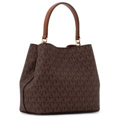 Women's Handbag Michael Kors PRATT-BROWN Brown 18 X 16 X 9 CM