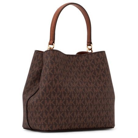 Borsa Donna Michael Kors PRATT-BROWN Marrone 18 X 16 X 9 CM