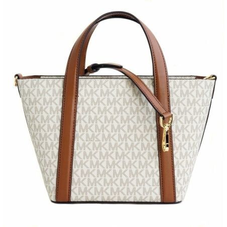 Women's Handbag Michael Kors PRATT VANILLA Grey 18 x 18 x 10 cm