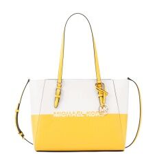 Borsa Donna Michael Kors CHARLOTE Giallo 27 x 34 x 11 cm