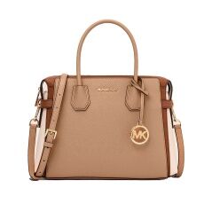 Borsa Donna Michael Kors MERCER CAMEL MULTI Marrone 30 x 23 x 10 cm