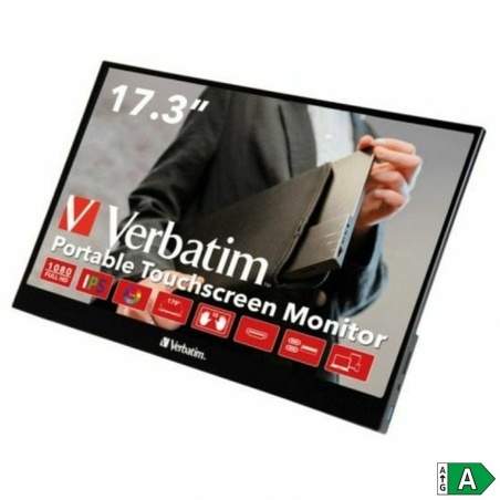 Touch Screen Monitor Verbatim PMT-17 Full HD 17,3" 60 Hz