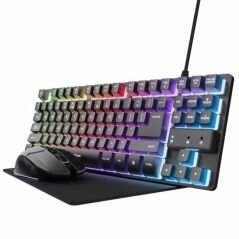 Tastiera e Mouse Gaming Trust GXT794 Qwerty in Spagnolo