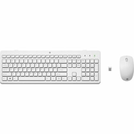 Tastiera HP Combo de teclado y ratón inalámbricos HP 230 Nero Bianco QWERTY