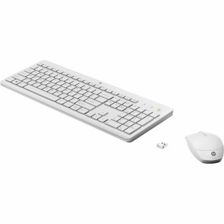 Tastiera HP Combo de teclado y ratón inalámbricos HP 230 Nero Bianco QWERTY