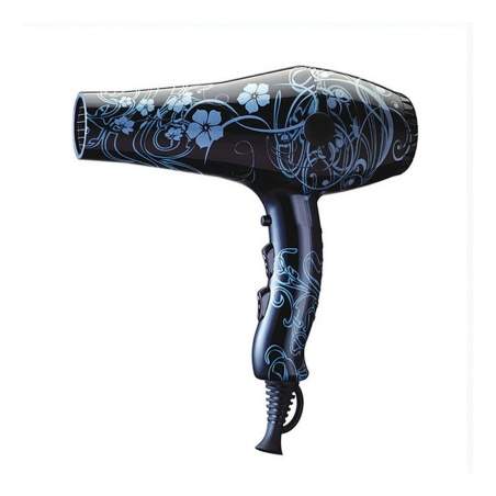 Hairdryer Albi Pro Secador Flor Flowers Black