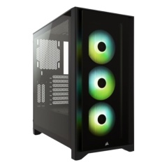 Case computer desktop ATX Corsair iCUE 4000X RGB Nero