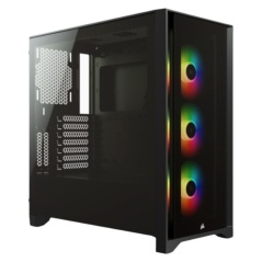 Case computer desktop ATX Corsair iCUE 4000X RGB Nero