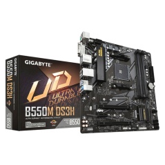 Scheda Madre Gigabyte B550M DS3H mATX DDR4 AM4 AMD B550 AMD AMD AM4