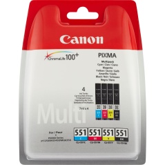 Cartuccia ad Inchiostro Originale Canon CLI-551 Nero