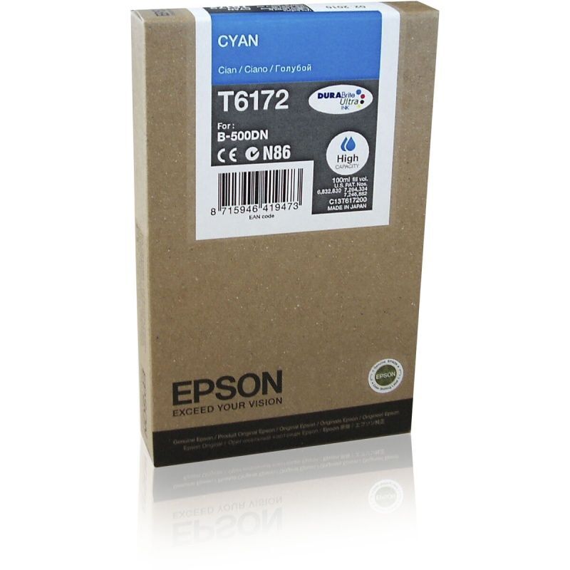 Original Ink Cartridge Epson C13T617200 Cyan