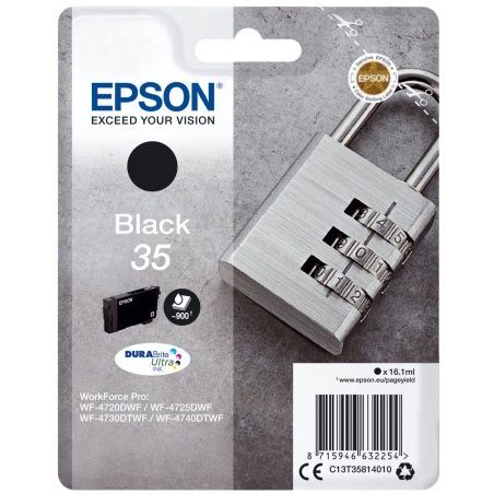 Original Ink Cartridge Epson C13T35814010 (16,1 ml) Black