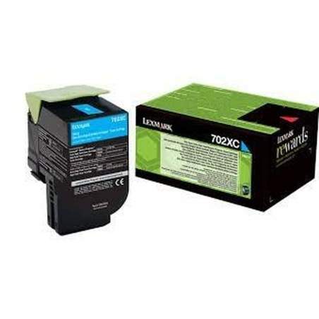 Toner Lexmark 702XC R Ciano