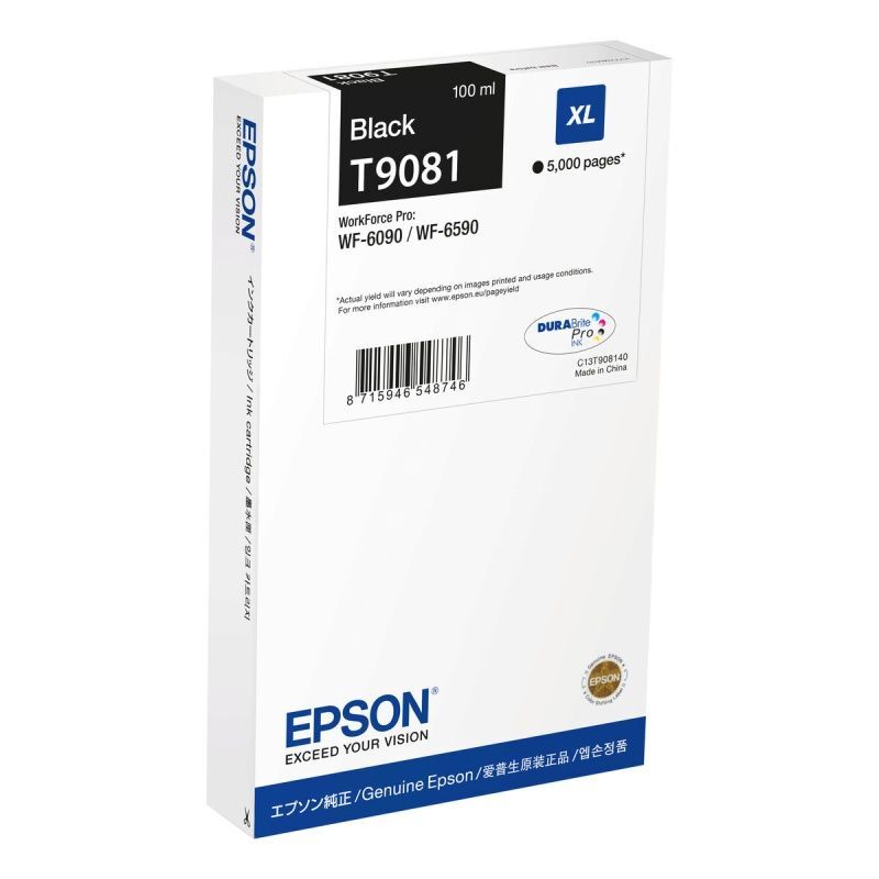 Cartuccia ad Inchiostro Originale Epson T9081 Nero