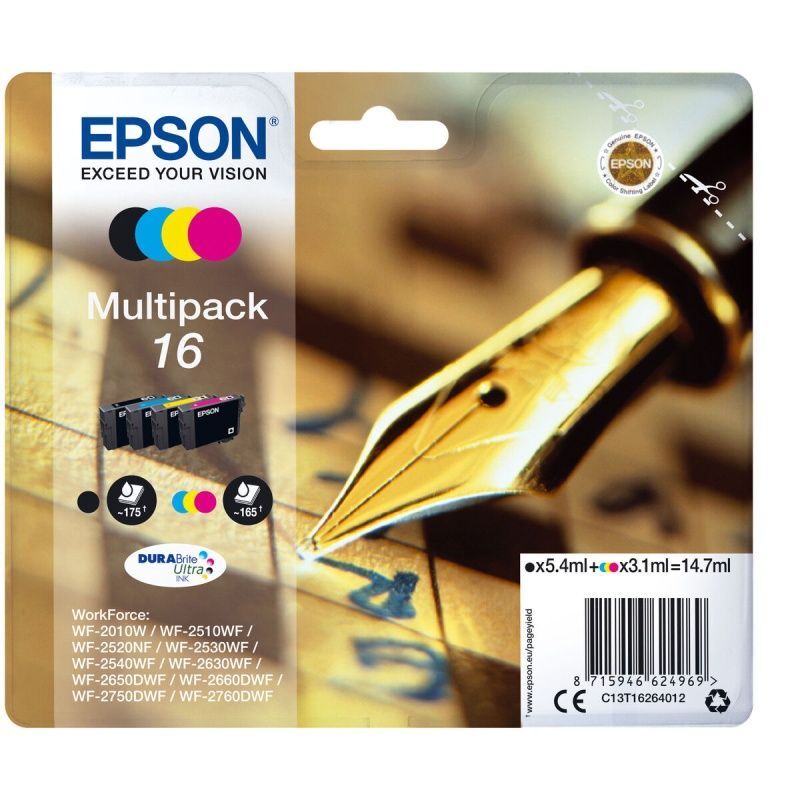 Original Ink Cartridge Epson Multipack 16 Black