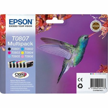 Original Ink Cartridge Epson C13T08074011 Multipack T0807