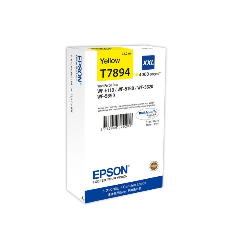 Cartuccia ad Inchiostro Originale Epson T789440 Giallo