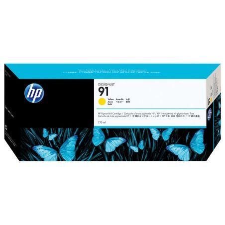 Original Ink Cartridge HP Nº91 Yellow