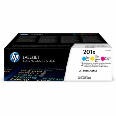 Toner HP 201X Ciano/Magenta/Giallo