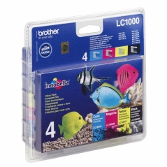 Original Ink Cartridge Brother LC-1000 Black/Cyan/Magenta/Yellow