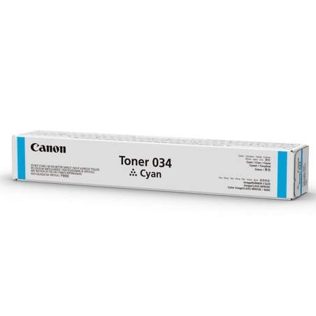 Toner Originale Canon 034 Ciano