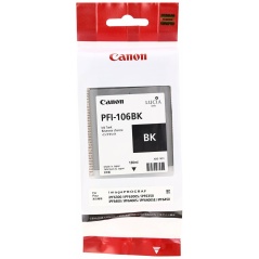 Cartuccia ad Inchiostro Originale Canon PFI-106 BK Nero