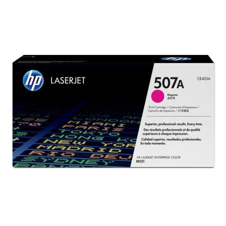 Toner Originale HP 507A Rosso Magenta