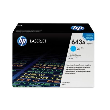 Toner Originale HP 643A Ciano