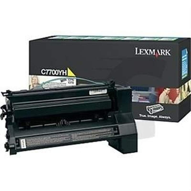 Toner Lexmark C7700YH Giallo