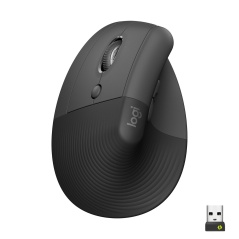 Mouse Ergonomico Ottico Logitech Lift Grigio Acciaio