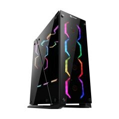 Case computer desktop ATX Talius CYGNUS Nero