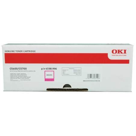 Original Toner OKI 43381906 Magenta