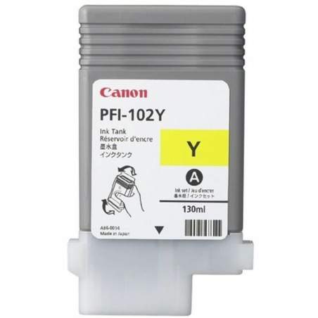 Original Ink Cartridge Canon PFI-102Y Yellow