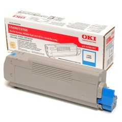 Original Toner OKI 43381907 Cyan