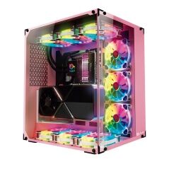 Case computer desktop ATX Talius CRONOS Rosa