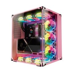 Case computer desktop ATX Talius CRONOS Rosa