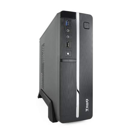 ATX Mini-tower Box with Power Feed TooQ TQC-3005U3 Slim USB 3.0 Black 500 W