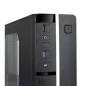 Cassa Minitorre Micro ATX con Unità di Alimentazione TooQ TQC-3005U3 Slim USB 3.0 Nero 500 W