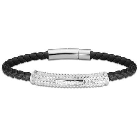 Bracciale Uomo Police PEJGB2119601 Pelle 19 cm