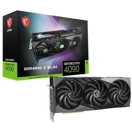 Scheda Grafica MSI RTX 4090 GAMING X SLIM 24G GDDR6X NVIDIA GeForce RTX 4090