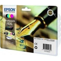 Cartuccia ad Inchiostro Originale Epson DURABRITE ULTRA INK - Nº16XL Nero/Ciano/Magenta/Giallo (8 Unità)