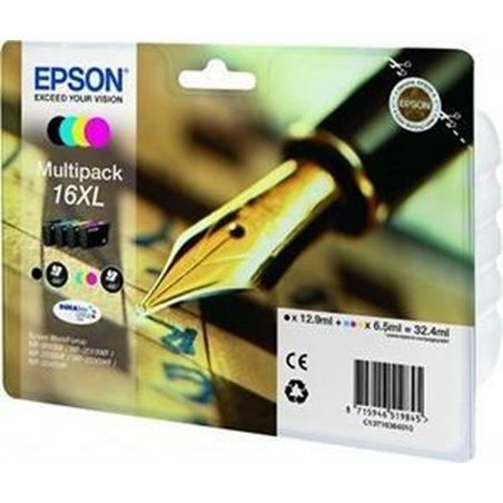 Original Ink Cartridge Epson DURABRITE ULTRA INK - Nº16XL Black/Cyan/Magenta/Yellow (8 Units)