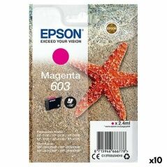 Cartuccia ad Inchiostro Originale Epson XP-2100, 3100, 4100 / WF-2830DWF, 2850DW - Nº 603 Magenta (10 Unità)