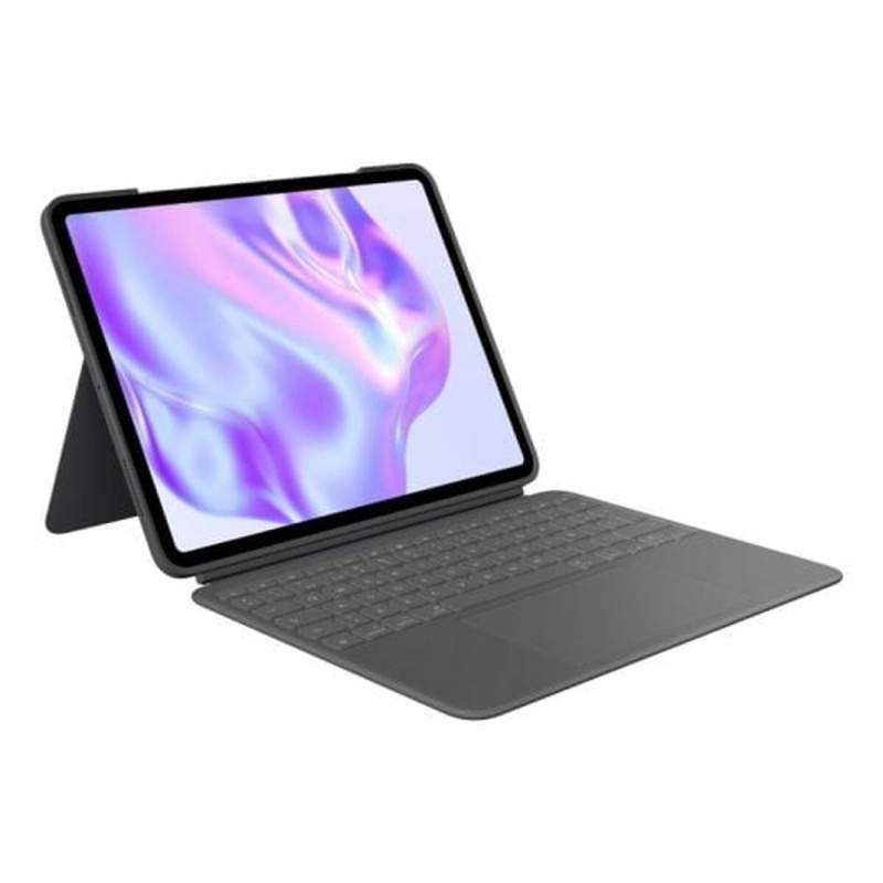 Custodia per Tablet Logitech iPad Pro 2024 Nero Qwerty in Spagnolo QWERTY