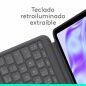 Custodia per Tablet Logitech iPad Pro 2024 Nero Qwerty in Spagnolo QWERTY