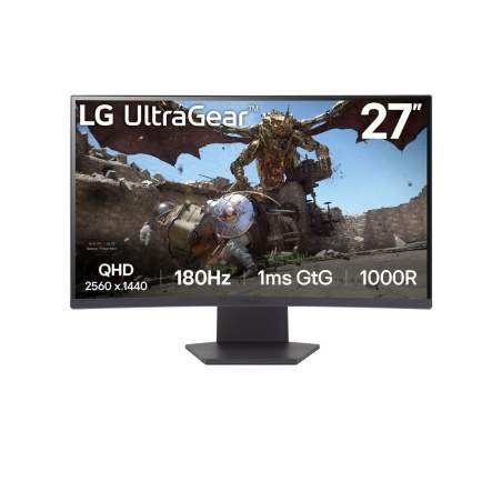 Gaming Monitor LG 27GS60QC-B Quad HD 27" 144 Hz 50 - 60 Hz 180 Hz