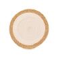 Table Mat White Cotton Marine algae (24 Units)